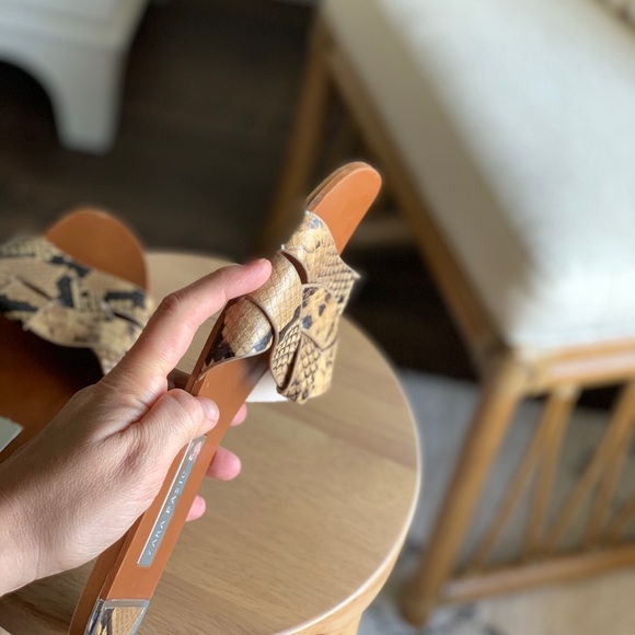 Zara Python Snake Print Sandals - Picture 5 of 5